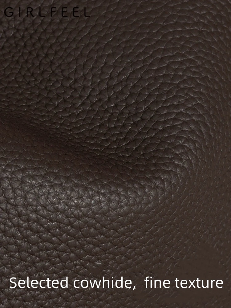 جديد 2025 حقيبة جلدية نسائية عالية الجودة مصنوعة من جلد البقر بكتف واحد حقيبة جلدية كروس للسيدات حقيبة كاسولا CH5-614-1