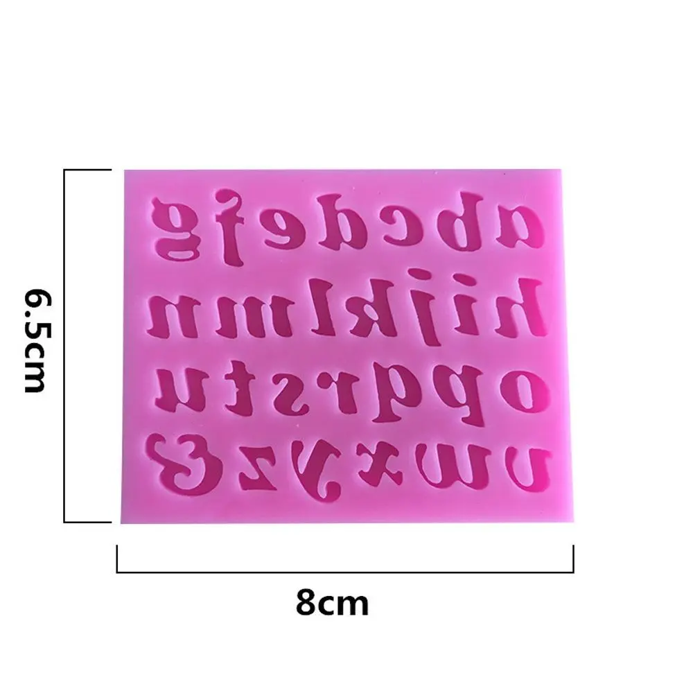 3pcs/set Letter Number Silicone Molds Fondant Cake Decorating Tools Chocolate Mold Baking Dish Bakeware Sugar Craft Kitchen Tool