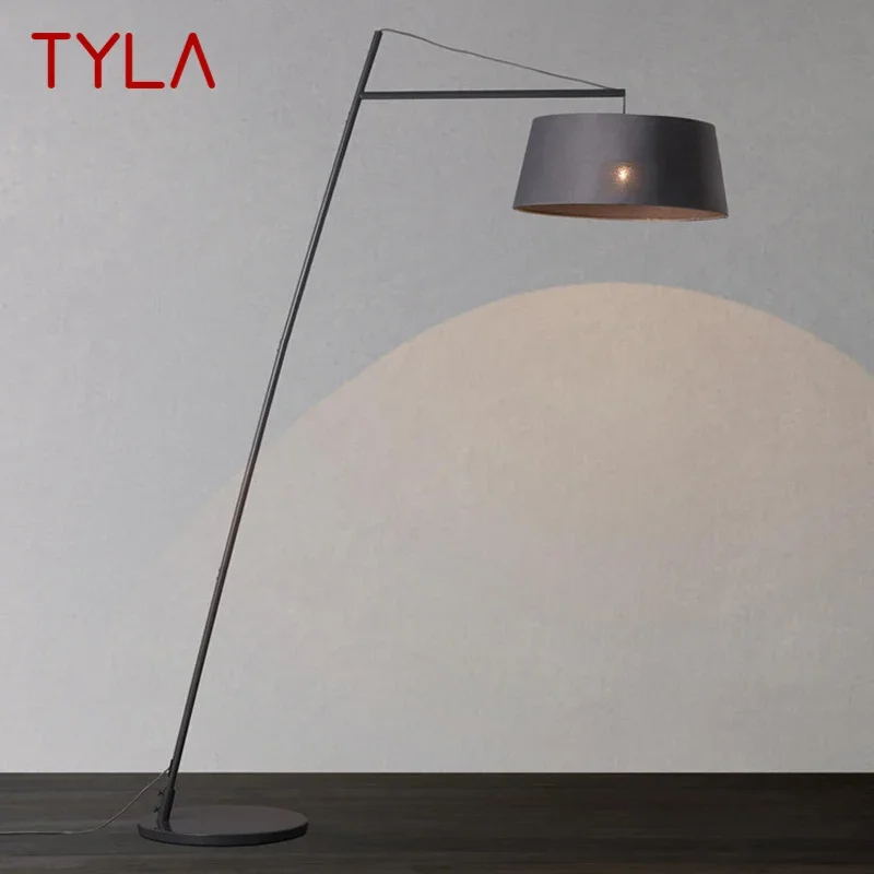 

TYLA Nordic Fishing Floor Lamp ModernFamily Living Room Beside The Sofa Creative LED Decorative Standing Light