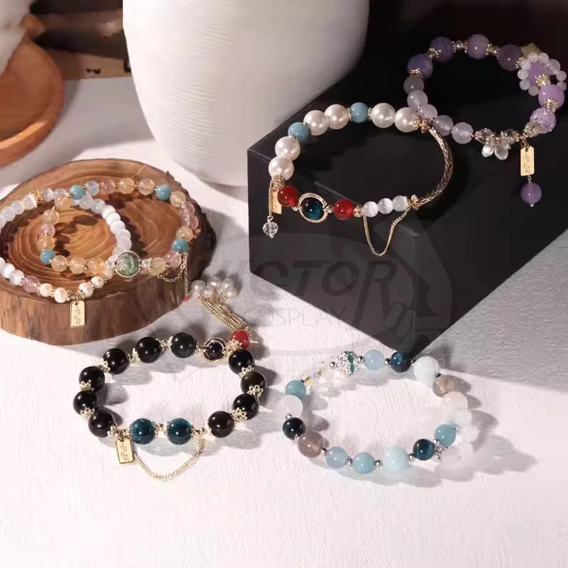 Аниме-косплей: милые аксессуары для косплея Ло Юньси, Тайтай, Цзинь Е, Си У, Сан Цзю из «До конца Луны» — ручные веревочные аксессуары, реквизит, подарок