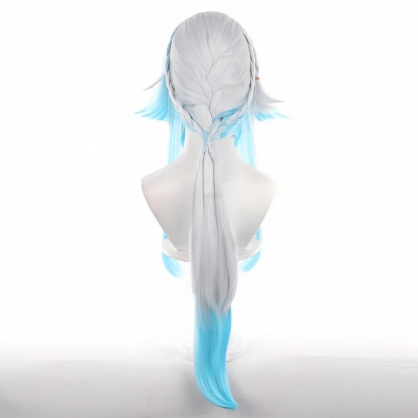 세리드라 가발 게임 혼카이: 스타 레일 코스프레 가발 와쿠와쿠 HSR 여성용 긴 90cm 헤어 퀸 앰포레우스 세리드라 코스프레 파티 + 가발 캡