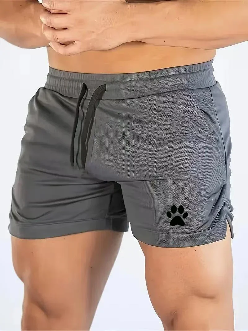 

Men's Fashion Bear Paw Print Casual Shorts Fitness Shorts Summer Outdoor Jogging Shorts Men's Home Pants Popular Fitness Shorts