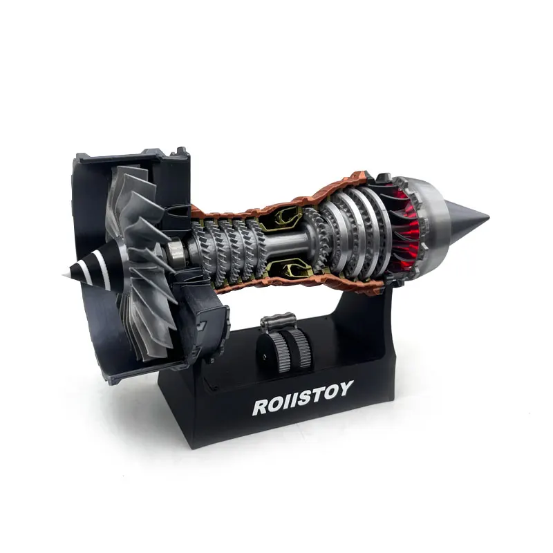 

Aircraft Turbo Engine Kit 1/25 DIY Model Electric Jet Assembly Model Toy Ornaments
