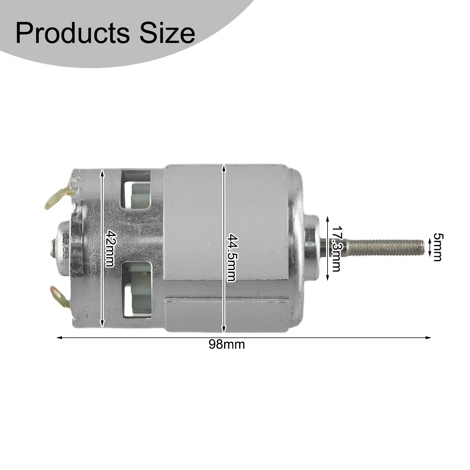 

Садовое оборудование Двигатель 755 12 В Электрический двигатель газонокосилки Быстрая установка Высокопроизводительный металлический материал Серебристый цвет