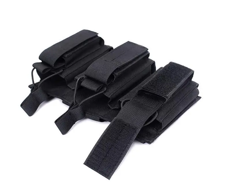 M4 M14 M16 AK AR Magazine Pouch Tactical Molle Triple Magazine Pouch Double-Layer Mag Pouches Universal Cartridge Holder