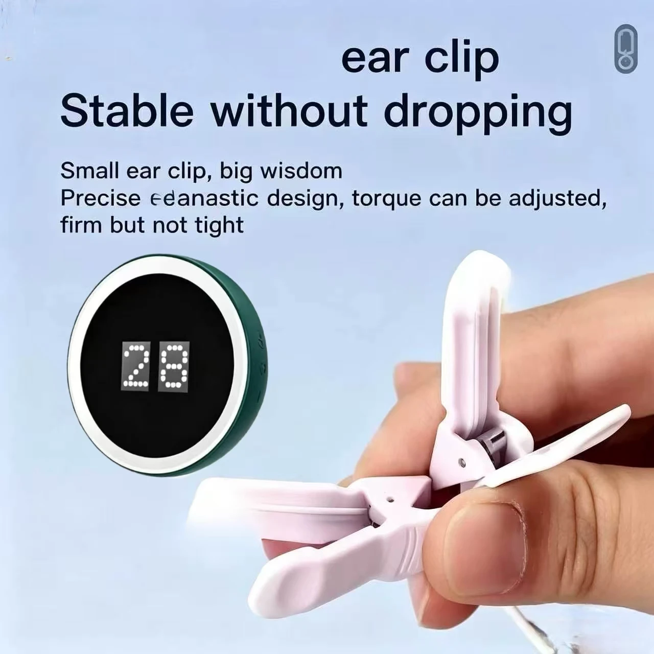 Portable CES Sleep Aid Machine Vagus Nerve Ear Clip Stimulator Neurofeedback Therapy Device for Insomnia Relief & Deep Relax