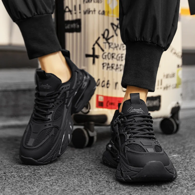 

Men's Shoes 2025 New Autumn Trendy Brand Torre Men's Thick Sole Increased Casual Flow Reflective Sports Running Trendy Shoes