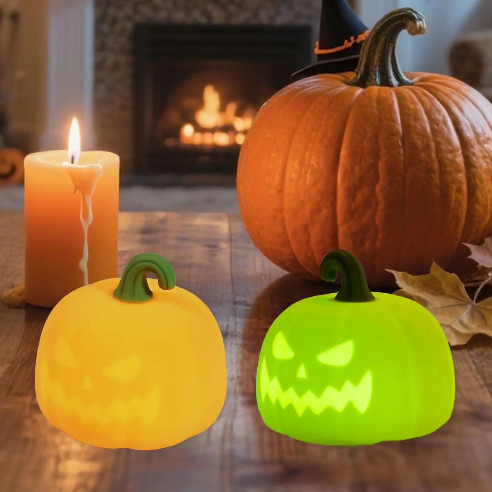 

Pumpkin Night Light for Kids Home Decor Nightlight Nursery Pumpkin Lamp Bedside Lamp for Room NightStand Dining Room Dorm Office