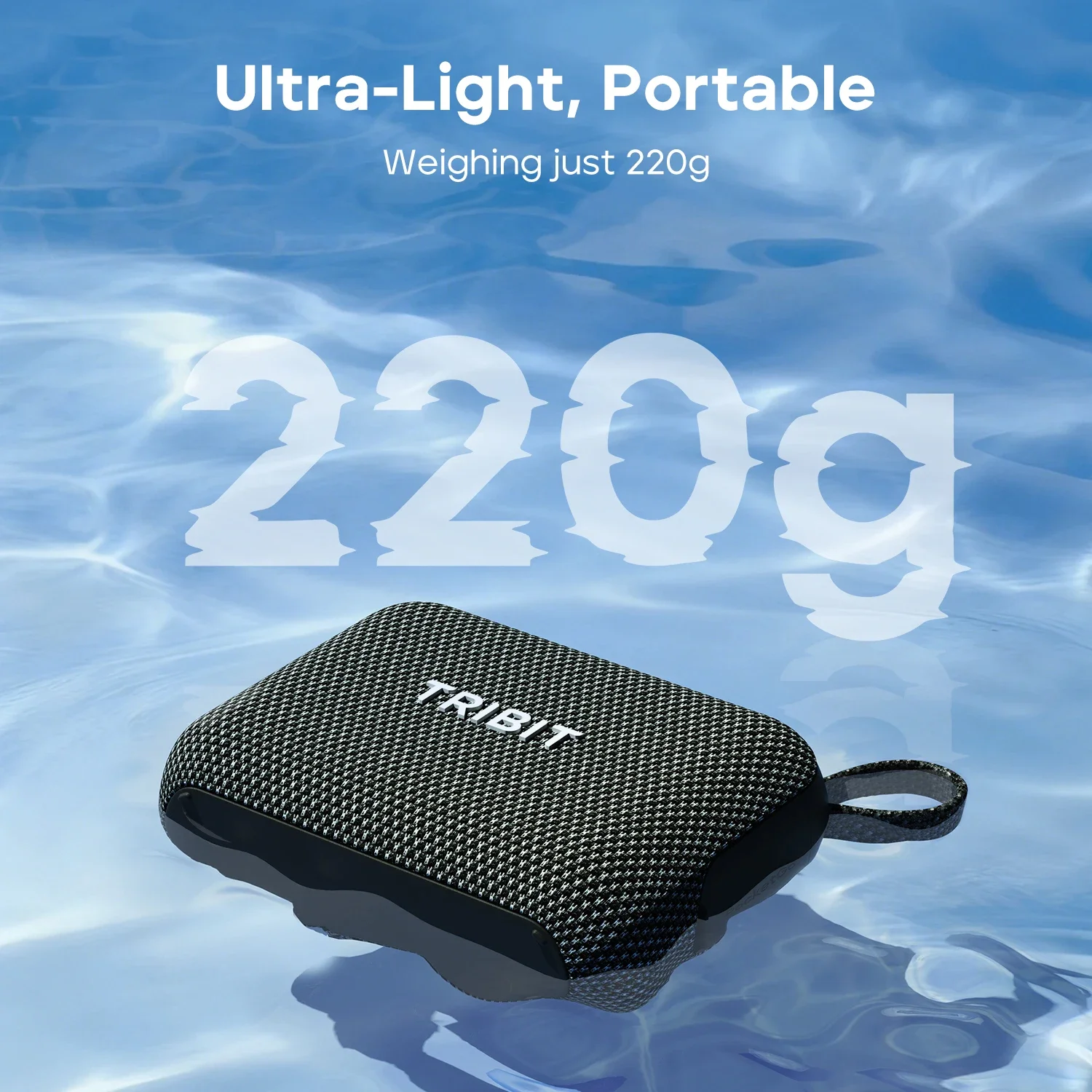 Altavoz Bluetooth Portátil Tribit PocketGo, Resistente al Agua IP68, BT6.0, Micrófono Integrado, TWS, APP, EQ, para Exteriores, Fiestas en la Piscina, Camping, Viajes 6