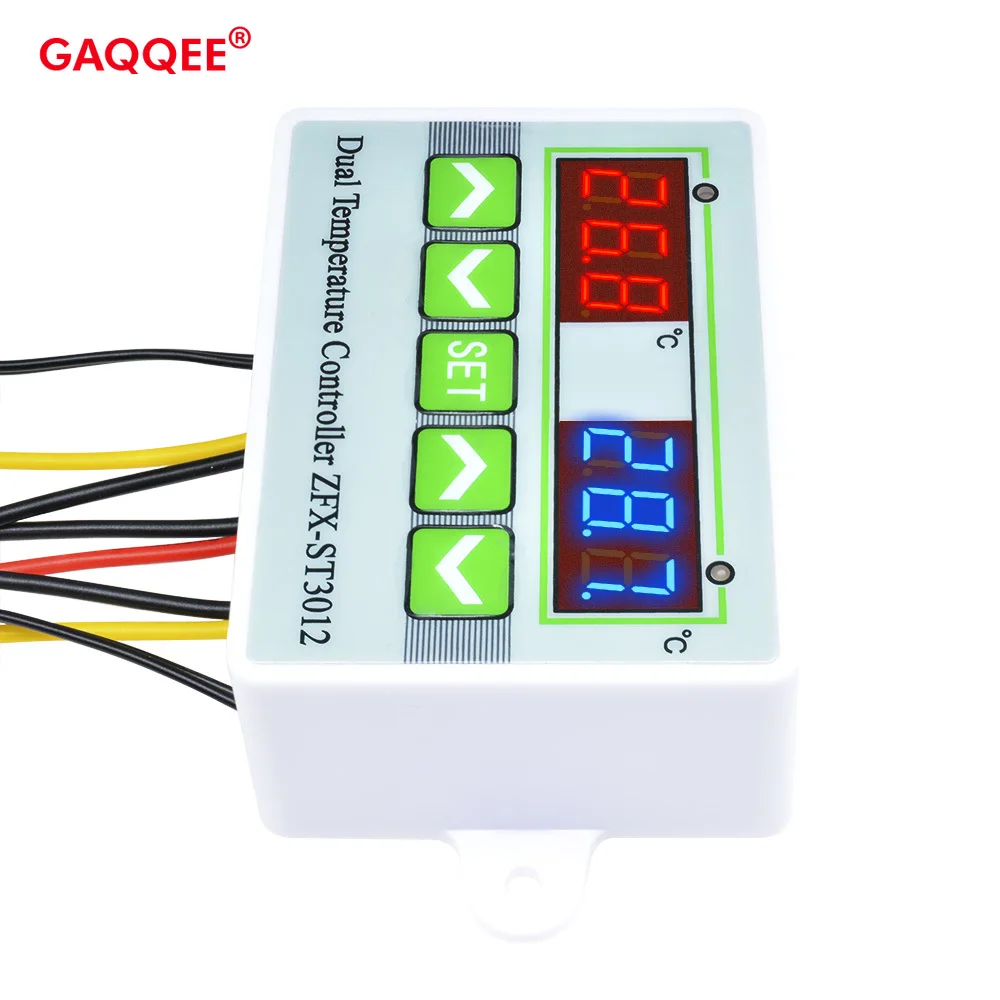 ZFX-ST3012 LED Display digitale regolatore di temperatura intelligente digitale doppio termostato termo Controller caricatore interno