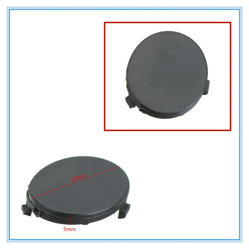 4X 8M5117A989A المصد الأمامي المصد الأمامي المستدير سحب غطاء العين غطاء هوك غطاء أسود لفورد ل التركيز 2008 2009 2010 2011