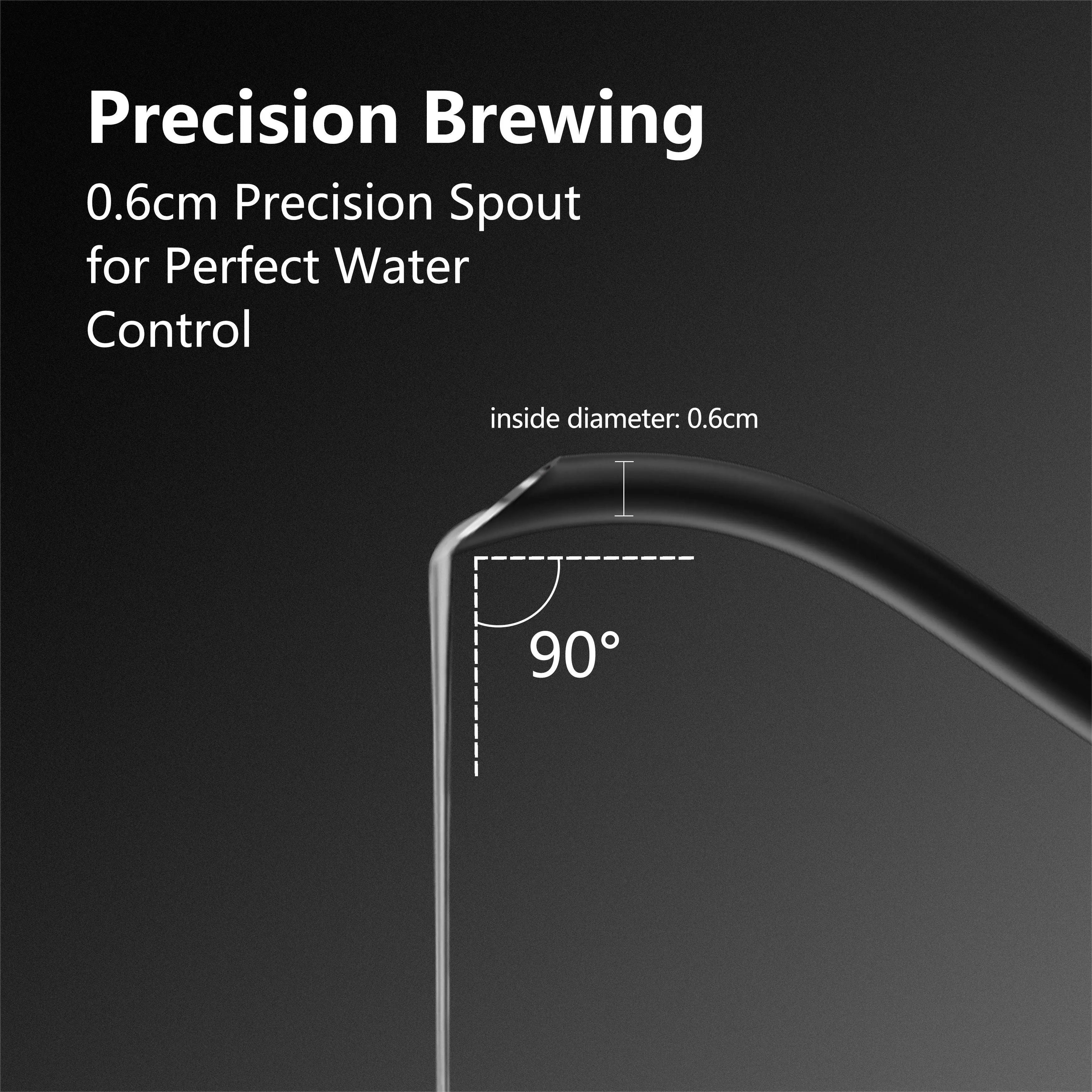 600 مللي معقوفة غلاية كهربائية اليد المشروب إبريق قهوة التحكم في درجة الحرارة الذكية براد شاي غلاية التدفئة السريعة 220 فولت