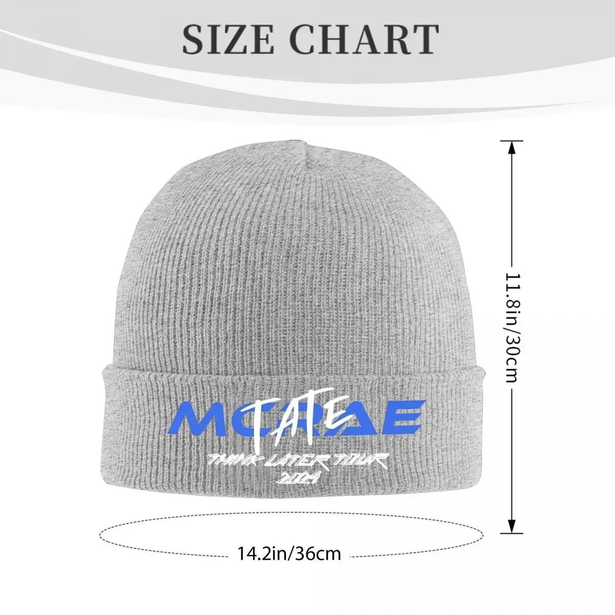 Tate McRae Beanie Hats Think Later Tour Casual Caps Female Male Hippie Knitted Hat Spring Custom Head Wrap Beanie Hat