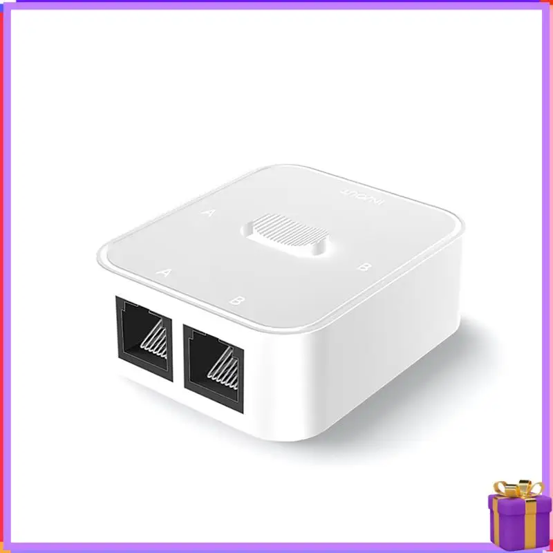 ขั้นสูง 1 PCS 2 พอร์ต RJ45 LAN CAT6 ตัวเลือกสวิตช์ 1000Mbps 2 In 1 Out /1 In 2 Out 2 In 1 Outrj45 เครือข่าย Splitter