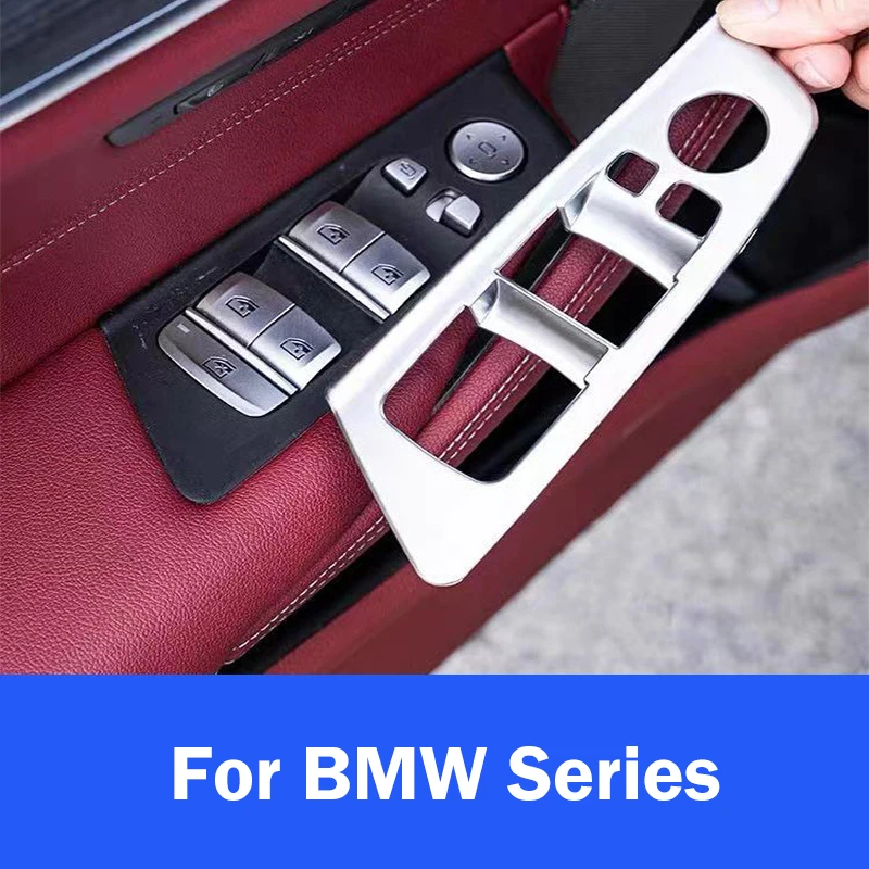 For BMW New 5 Series 530li 2018-2022 Window Button Frame 525 Lift Panel Interior Decoration Supplies