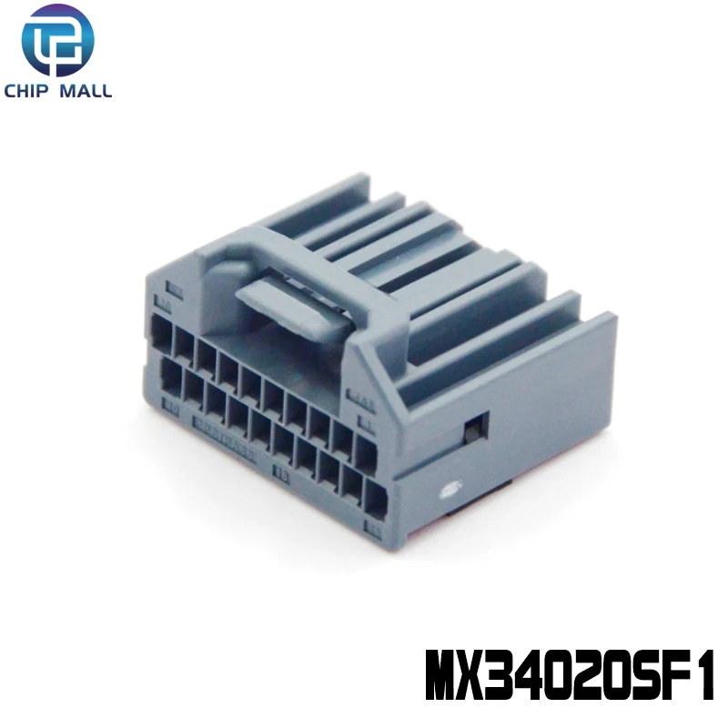 5PCS MX34020SF1 Rubber Case 20P 2.2mm Pitch JAE Car Connector 100% New Original Stock