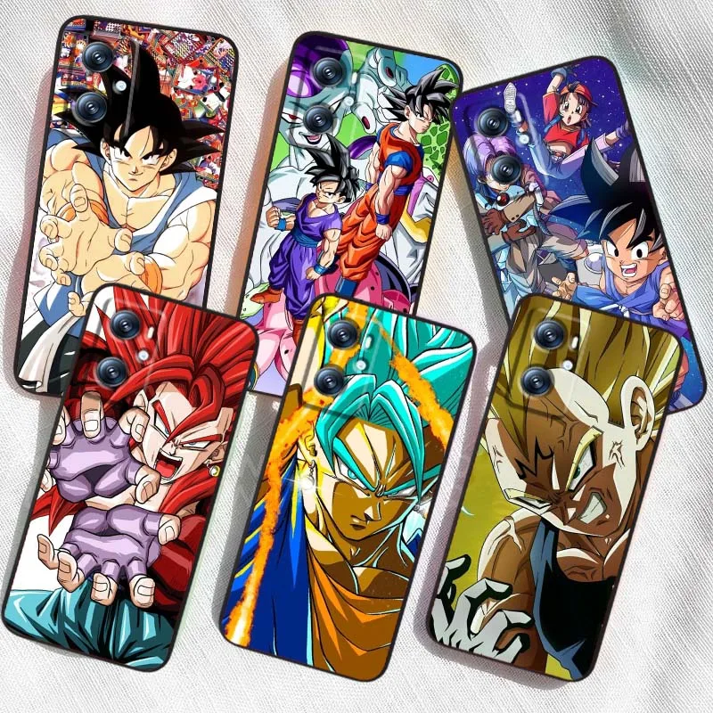 

Dragon Ball Vegetto Warrior Phone Case For OPPO Reno 5 6 7 A96 A40 A58 Realme GT A74 A78 Neo2 A74 A78 Find X5 X3 X7 X8 Black
