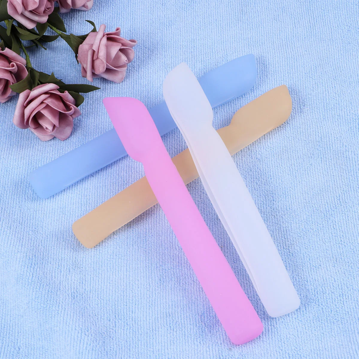 4Pcs Silicone Toothbrush Protective Case Food Grade Material Reusable Washable for Family Travel Outdoor Activities