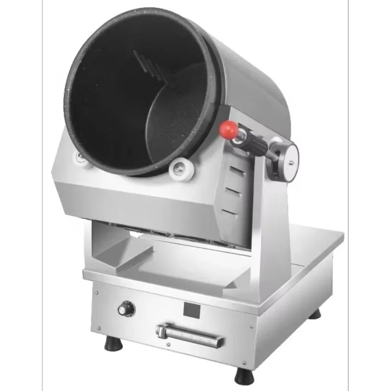 

Commercial multi-function intelligent electric non-stick frying machine kitchen steel key power automatic cooking machine