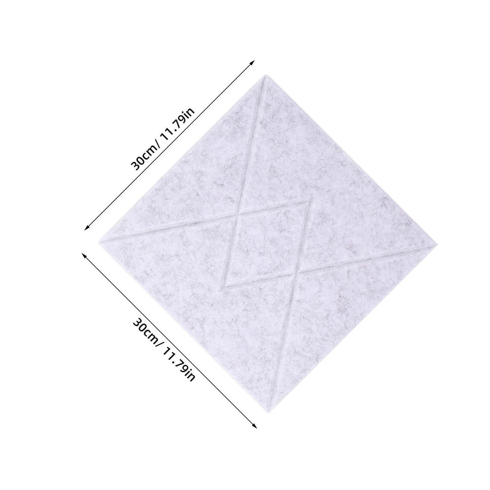 6 قطع من لوحات الحائط المصنوعة من البوليستر على شكل حرف V لامتصاص الصوت لمذكرة الفصول الدراسية في غرفة الاجتماعات المكتبية #2