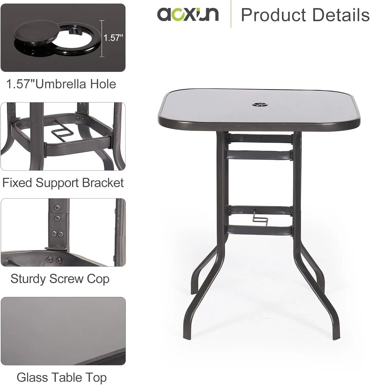 Patio Bar Stools Set of Outdoor Swivel Height Bar Chairs Patio Bistro Set Patio Textilene Stools for Porch, Deck, Garden