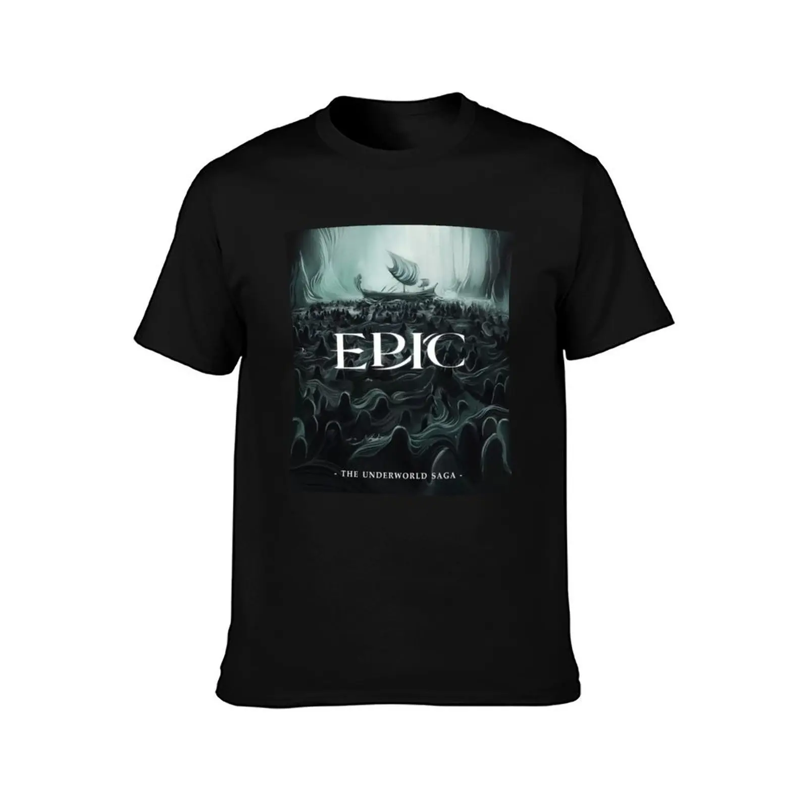 Epic the Musical: The Underworld Saga T-Shirt blue archive graphic t shirts summer tops men t shirts