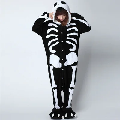 loween Scheletro Zombie Tutina Performance Costume Discoteca Par Horror Zombie Gioco orm Cartoon Abbigliamento genitore-figlio