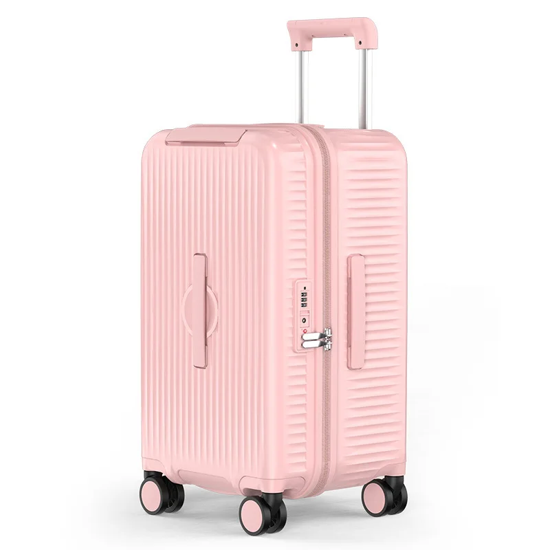 

Multifunctional suitcase, large-capacity cup holder PC suitcase, universal wheel boarding