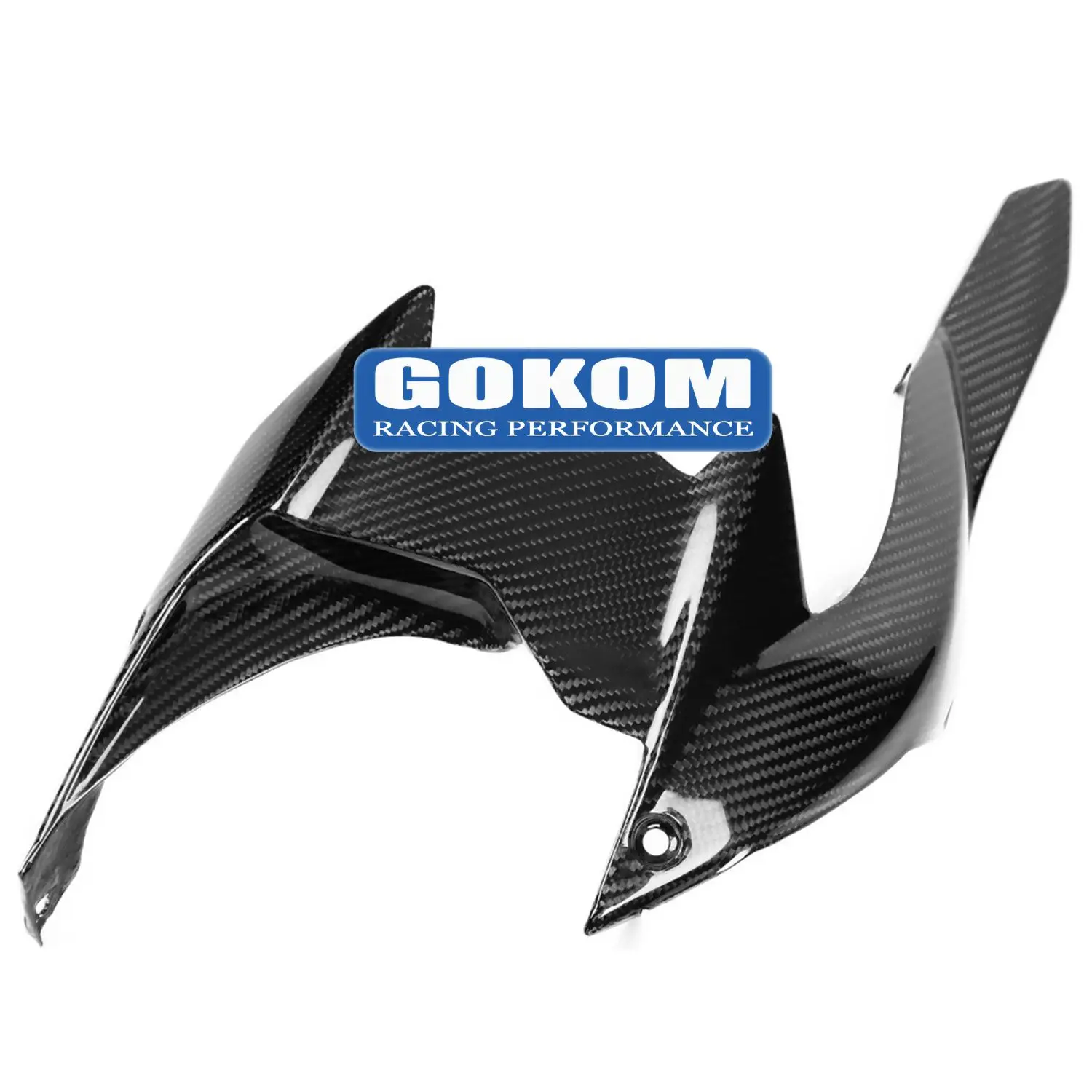 

Gokom Racing Motorcycle Parts Carbon Fiber Hugger With Chain Guard for Kawasaki H2 / H2R 2015-2023