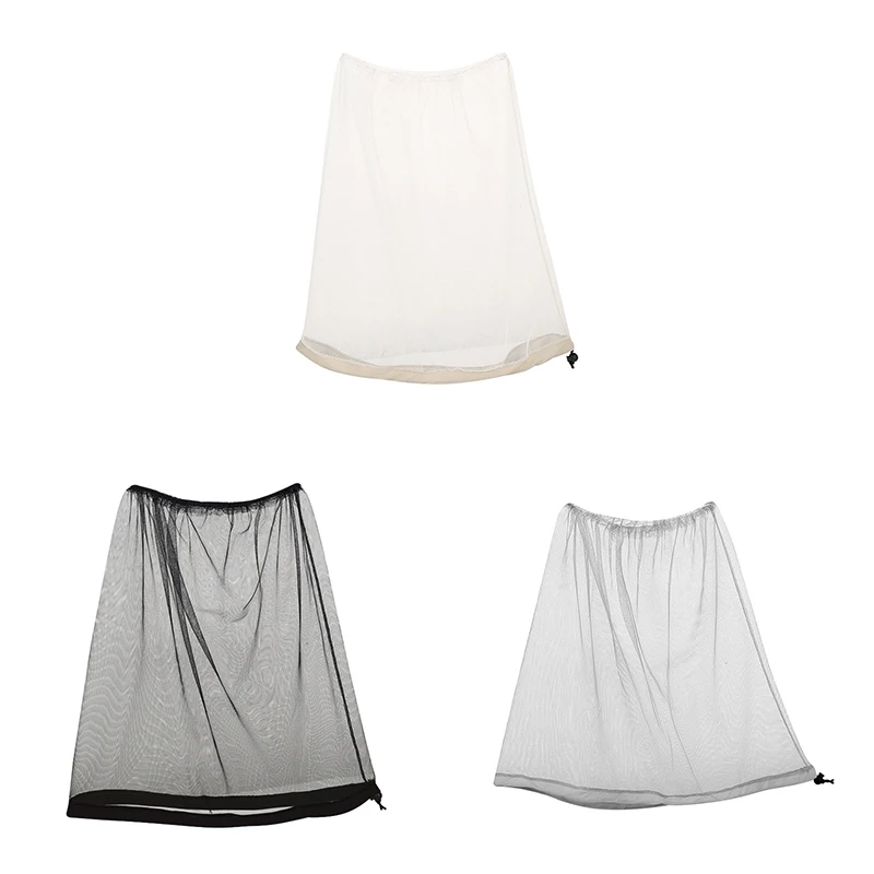 Mosquito Net Head Cover Breathable Fishing Veil for Outdoor Adults UPF50+ Sun Protection Nylon Mesh Hiking Camping Wearable