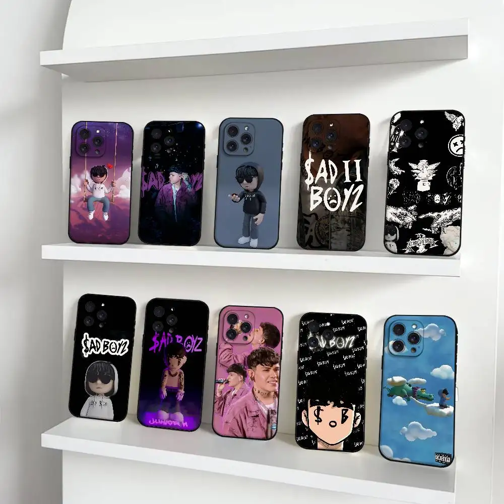 Funda para Teléfono J-Junior H Sad Boyz para iPhone 17 15 Pro Max 14 Pro 12 11 13 Mini X XR XS 16 Plus SE