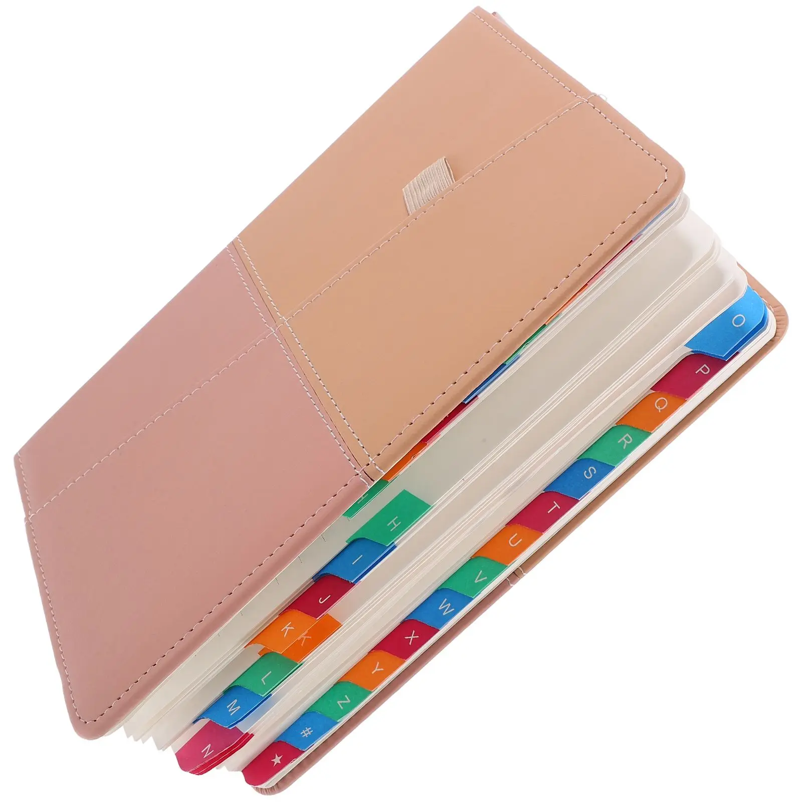 Alphabetical Code Book Portable Address Telephone Wallet Office Organizer Small Pu for Numbers