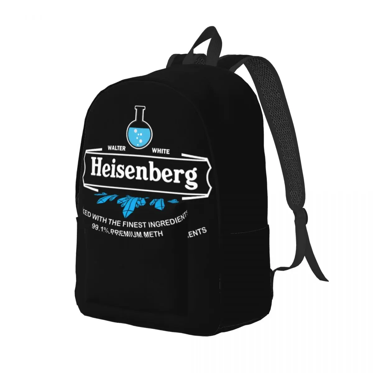 Breaking Bad Canvas Backpack for Women Men School College Students Bookbag Fits 15 Inch Laptop Walter White Heisenberg Bags