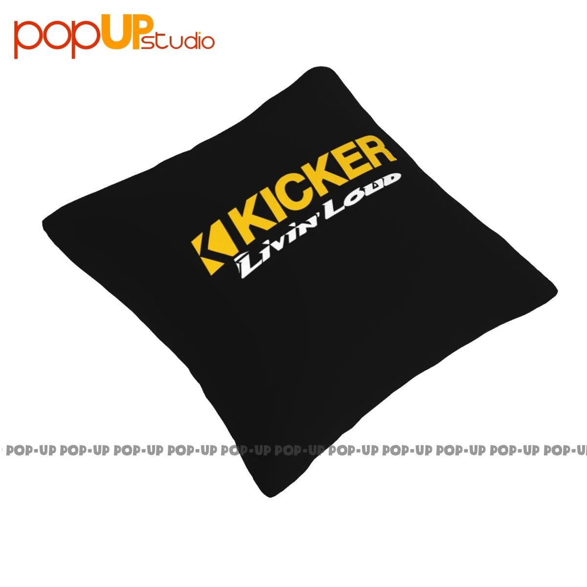 Terse Kicker Livin Loud Audio Logo Speakers Amplifiers Car Subwoofers P-226 Pillowcase Throw Pillow Cover Washable