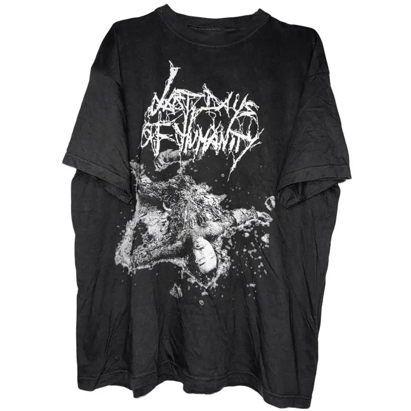 تي شيرت ألبوم فرقة Last Days Of Humanity للبالغين من S إلى 5Xl