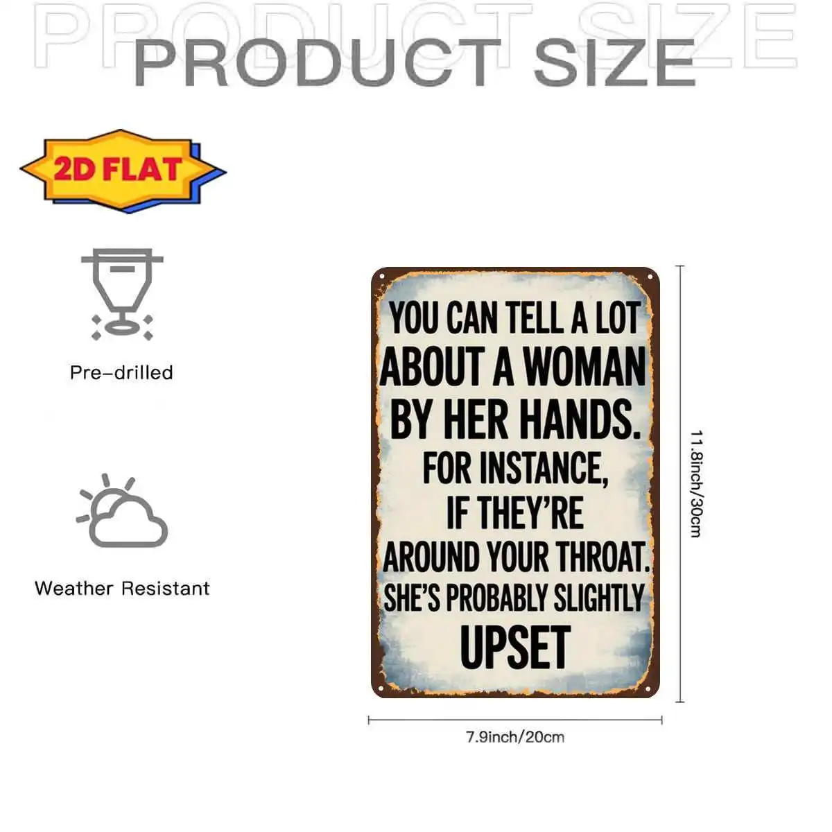 2D Flat, 2D Flat,1pc,Vintage