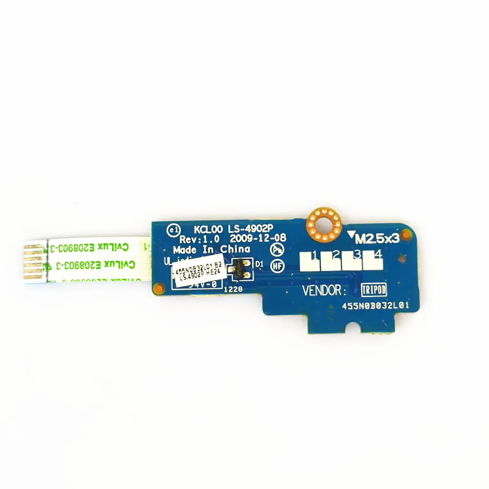 

KCL00 LS-4902P для HP 8440P 8440 Вт, плата кнопки питания с кабелем, 100% тест в порядке