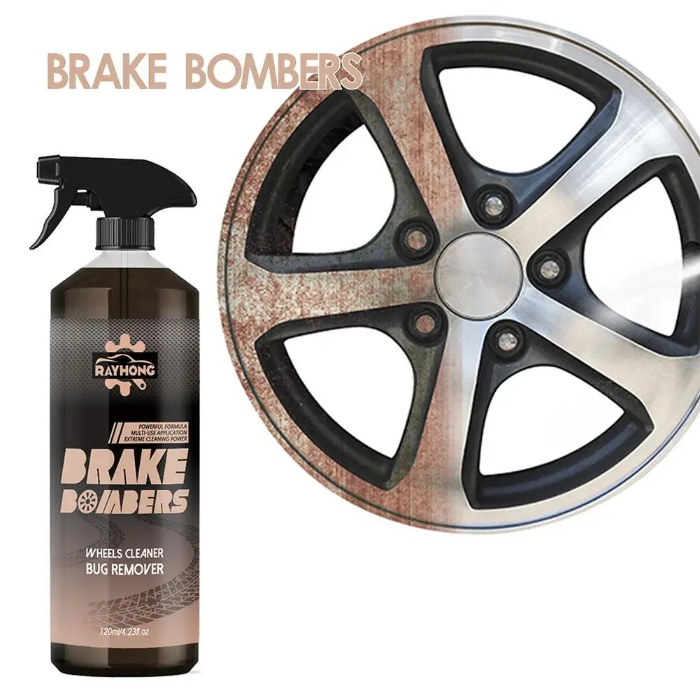 

120/240MLcar Wheels And Brake Iron Remover Ceramic Coating For Auto Paint Auto Detail Chemical Car Care Clean Spary N1Z7