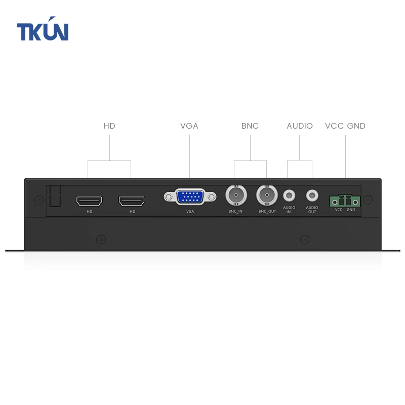 JT064-HD 6.4-inch Industrial Embedded Monitor HD DVI VGA BNC Interface Industrial LCD Monitors