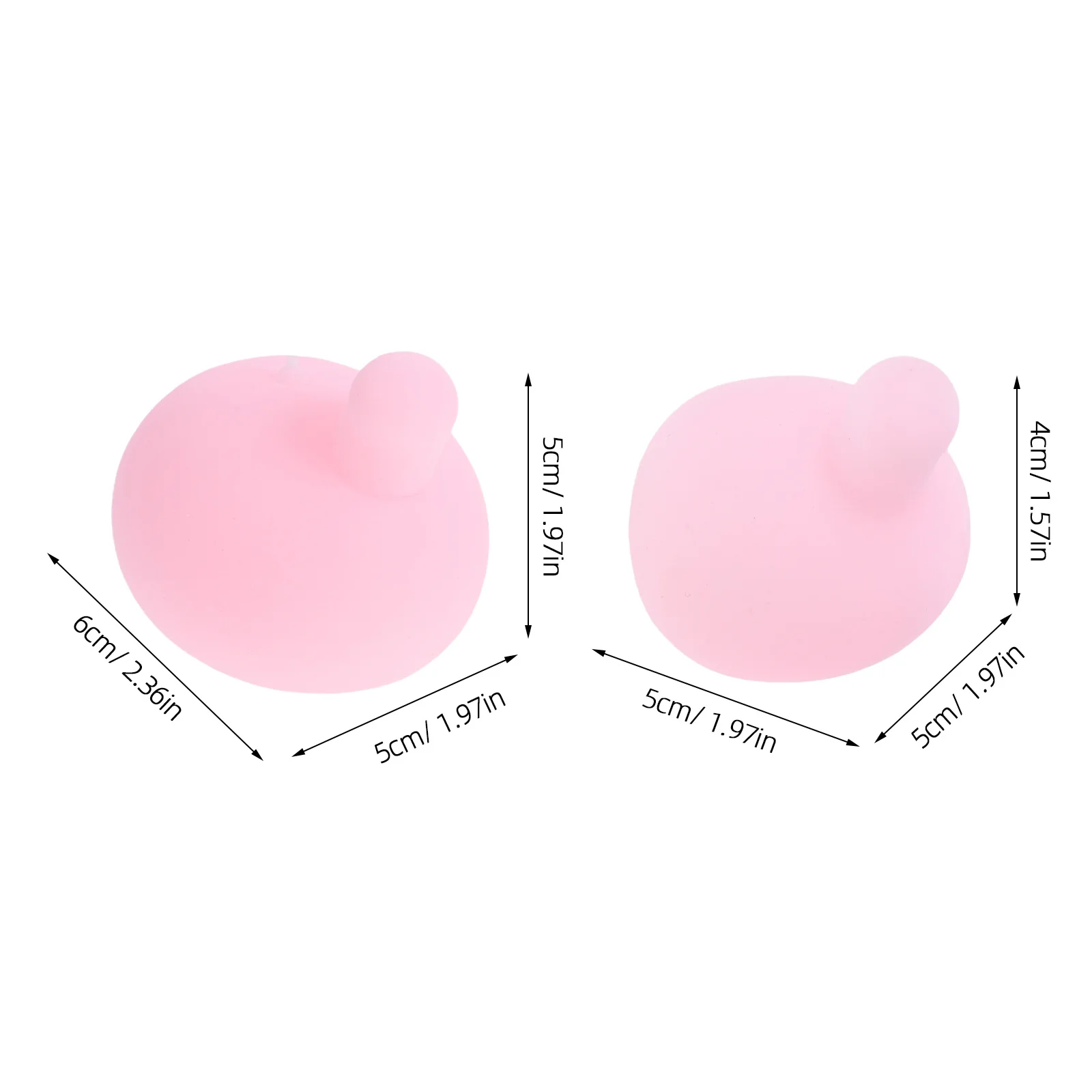 12Pcs Silicone Press Bubble Insert Refills for DIY Bubble Blowing Squeeze Ball Replacement Craft Accessories