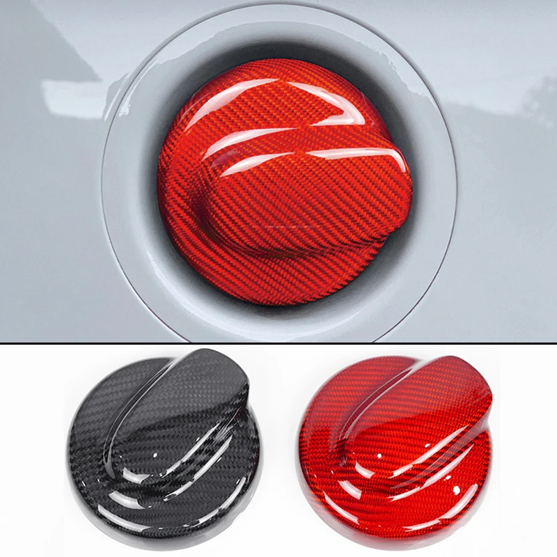 

Real Hard Carbon Fiber For Mini Cooper R55 R56 Car Fuel Tank Cap Gas Tank Cover Trim for MINI Cooper Carbon Fiber Auto Stickers