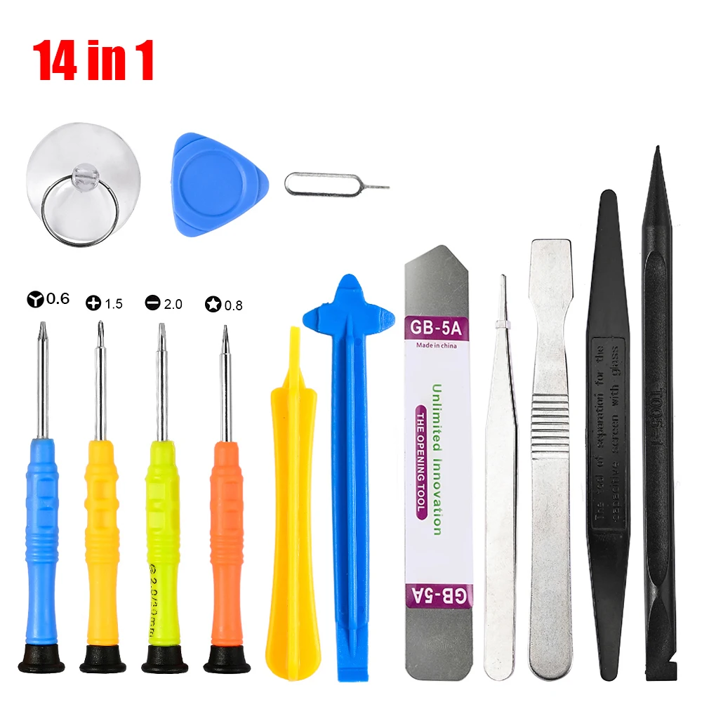 Multifunctional Mobile Phone Repair Tools Set Opening Screwdriver for iPhone iPad Laptop Computer Disassemble Hand Tool Kits