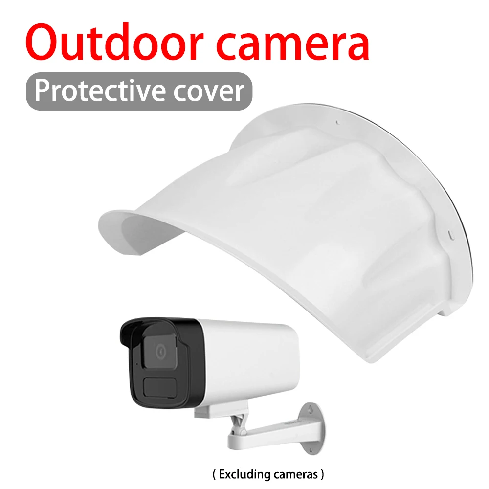 Camera Rain Sun Shield Weather Cover Anti Glare Side Bracket Waterproof Shell CCTV Turret Dome Cameras Protective Covers