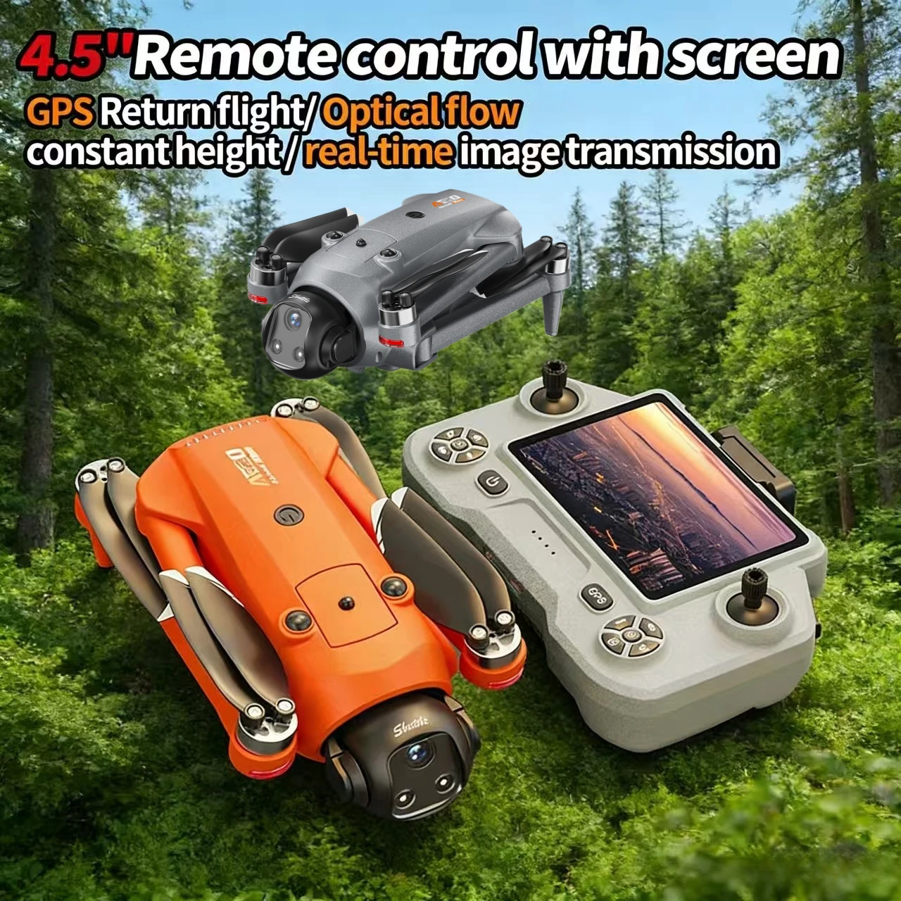 2025드론дрон dji Drone 4k professional 2025 best-selling GPS drone optical flow positioning obstacle avoidance 180 degree rotation