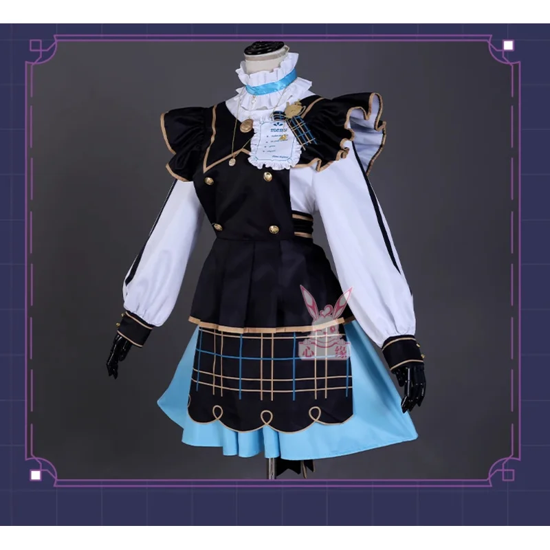 Ensemble Stars es2 Shino Hajime ​Cosplay Costume Wig Stage Uniforms Sweet Girl Lolita Maid Dress Outfits Halloween Carnival Suit