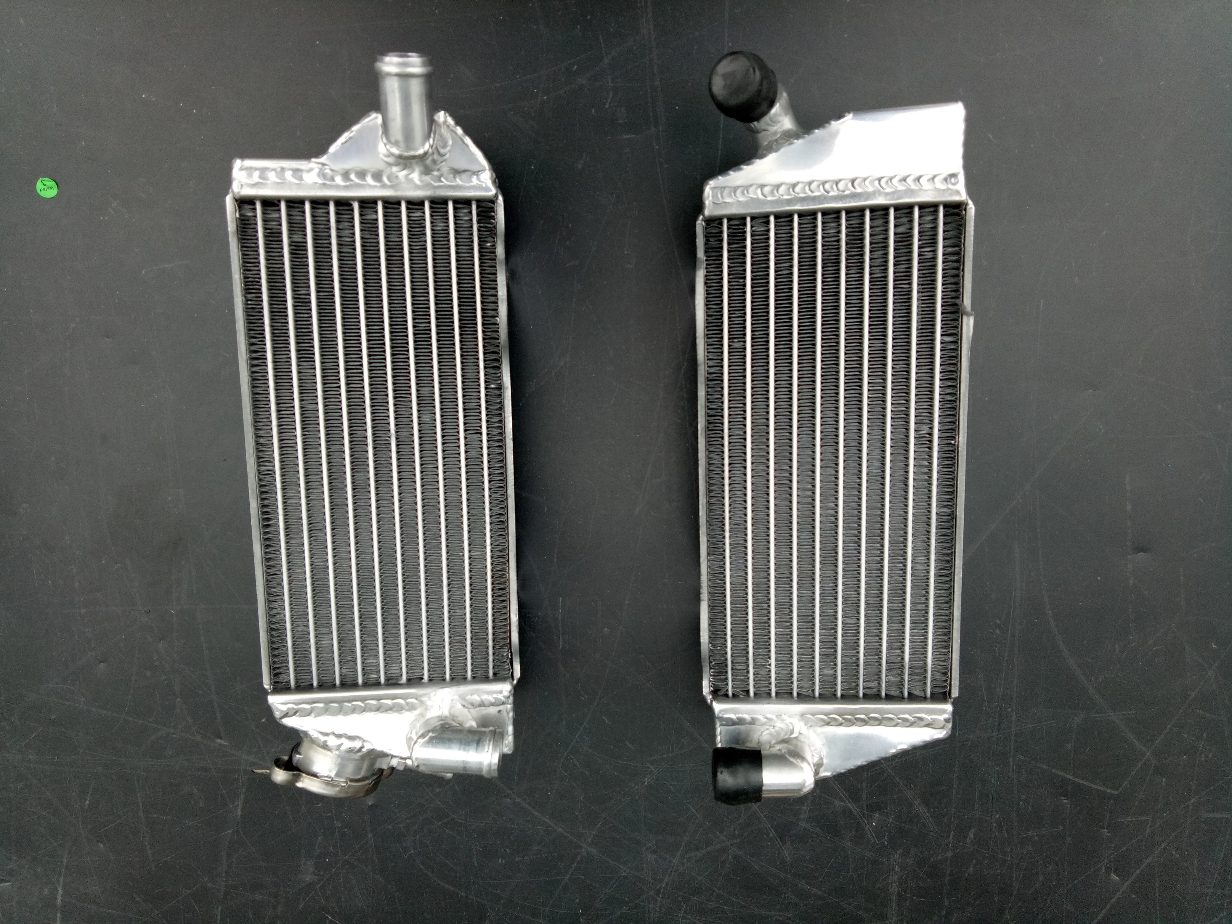 Left side & Right side For Aluminum Radiator Cooler Cooling Coolant 1983 Kawasaki KX250 KX 250