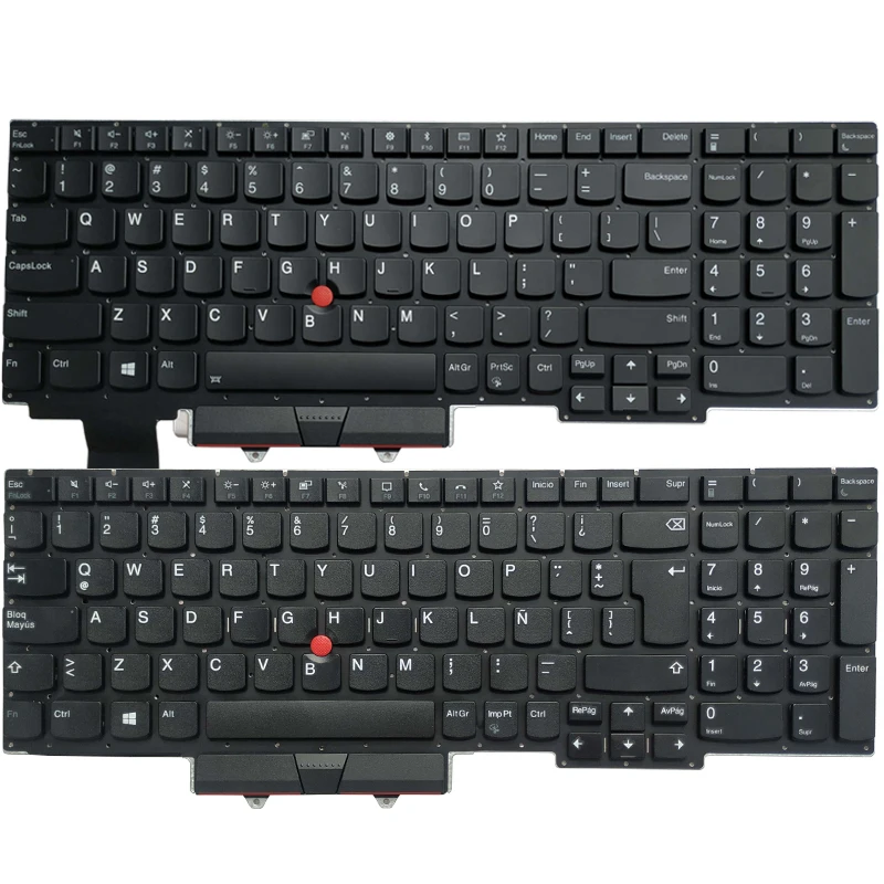 

NEW For Lenovo ThinkPad E15 Gen 1 GEN 2(Type 20T8 20T9 20TD 20TE) US/Spanish/French AZERTY/Latin laptop keyboard 01XY010