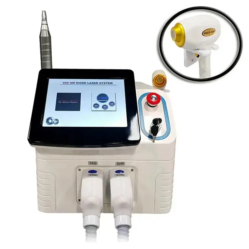 

2024 Professional 3000W 2 in 1 808nm Yag 1200 808 755 Three Wavelength Painless Tattoo Dark Spot Removal Iaser Hair Removal