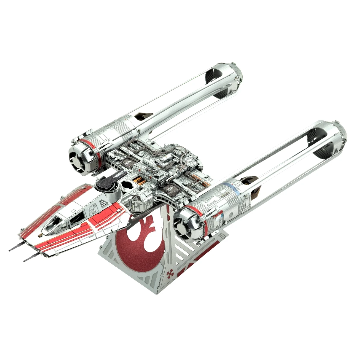 Y-WING 3D メタルパズルモデルキット DIY レーザーカットパズルジグソーおもちゃ子供用