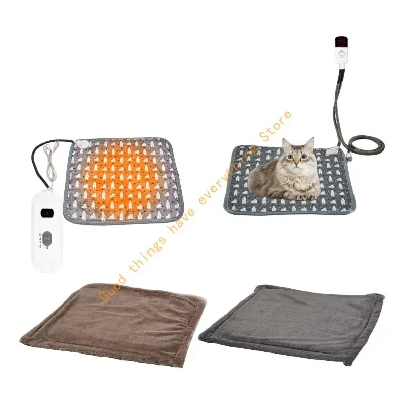 

Quick Heat Dissipation Pet Warming Mat NonSlip Base Comfortable Resting Nest For Elderly Pet 55KF